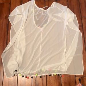 Target white beach cover up